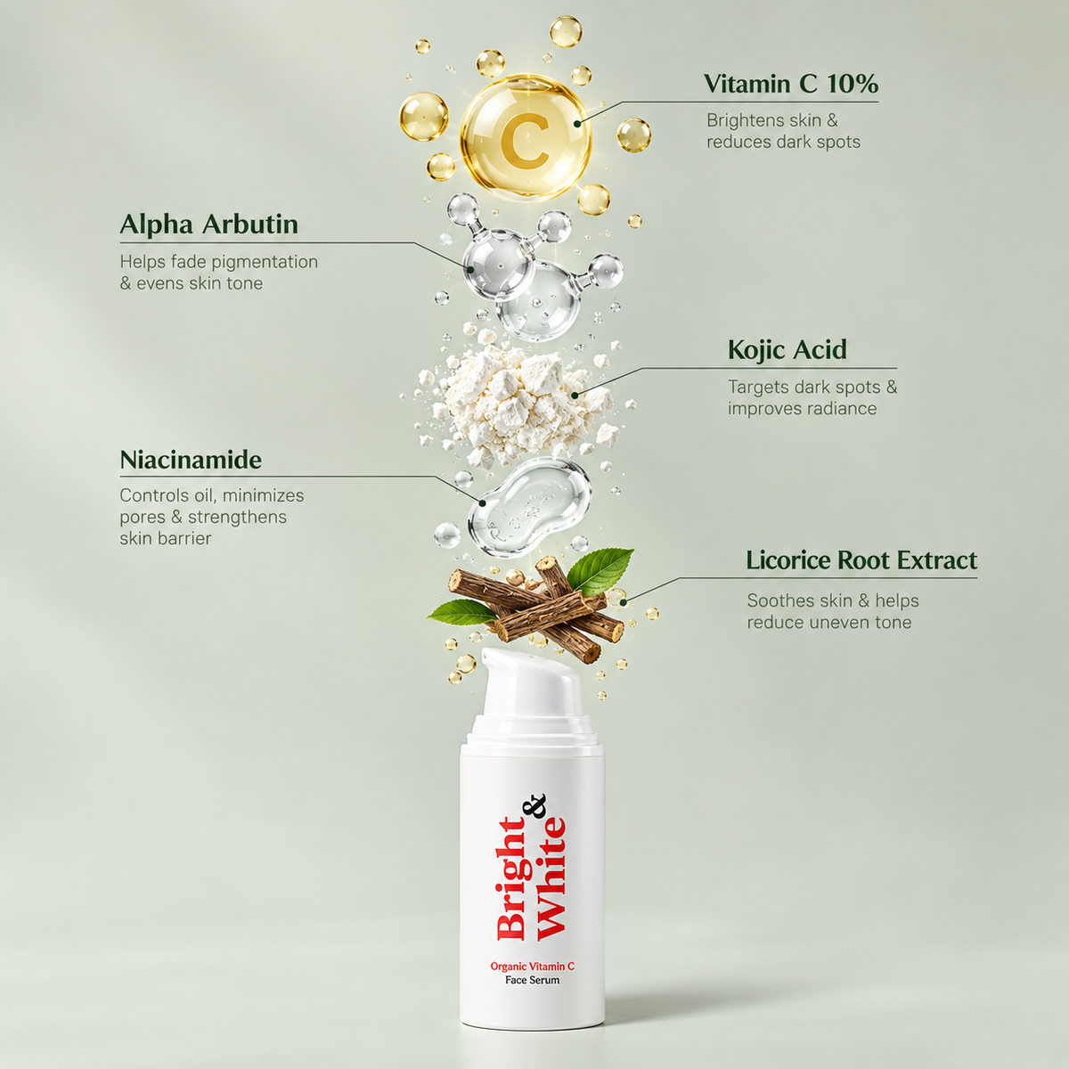 Bright & White Serum (Vitamin C)