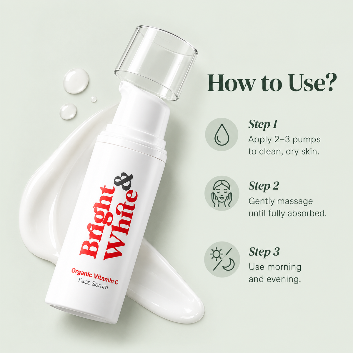 Bright & White Serum (Vitamin C)